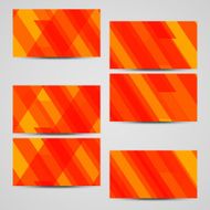 Vector business-card set for your design N208