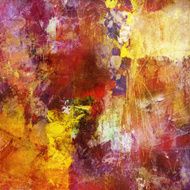 mixed media on canvas structure