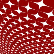 abstract red and white geometry pattern background
