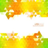 Creative abstract triangle pattern N30