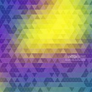 Creative abstract triangle pattern N31
