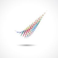 abstract color dots pattern icon N5