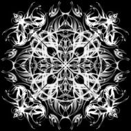 Mandala Decorative hand drawn lace pattern N15