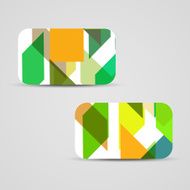 Vector business-card set for your design N211