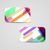 Vector business-card set for your design N215