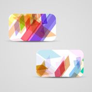 Vector business-card set for your design N216