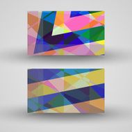 Vector business-card set for your design N218