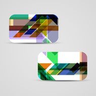 Vector business-card set for your design N222