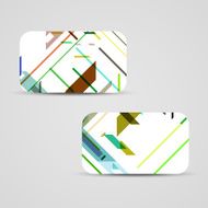 Vector business-card set for your design N225