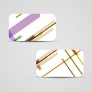 Vector business-card set for your design N226