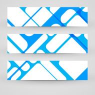 Vector banner set for your design N104
