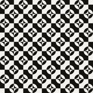 Seamless abstract geometric design on white paper N5