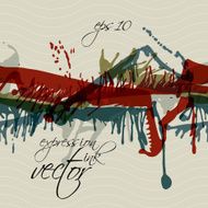 Colorful splattered web design repeat pattern stylish art ink