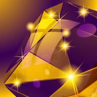 Textured background plastic deformed sparkling model dimension