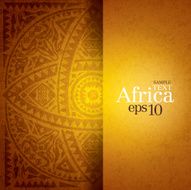 African background design template N3