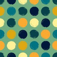Retro polka dot pattern N2