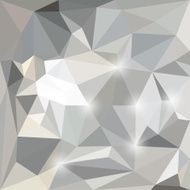 Abstract polygonal triangular background with glaring lights for design N2