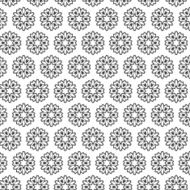 abstract black and white floral texture pattern background