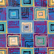 Abstract art geometric seamless pattern N2