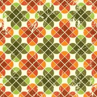 Vintage floral seamless pattern geometric abstract backdrop