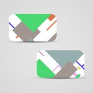Vector business-card set for your design N229