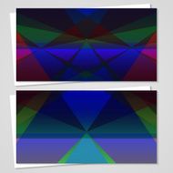 Vector business-card set for your design N232