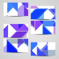Vector business-card set for your design N236