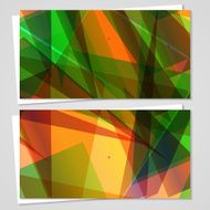 Vector business-card set for your design N240