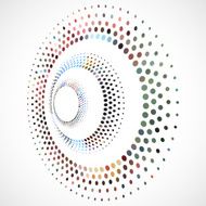abstract color dots icon for design N18