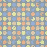 Seamless Vector background with dots and grunge texture