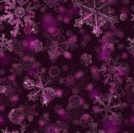 Seamless pattern of snowflakes N25