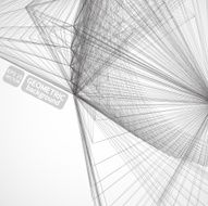 Geometric background Abstract Vector Technical shape drawing N12