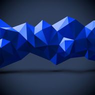Abstract polygonal line