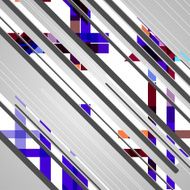 Abstract futuristic shapes N4