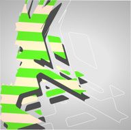 Futuristic geometric background N8