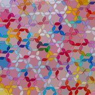 abstract colorful floral pattern background N20