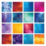 Polygonal vector background N14