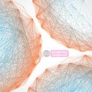 Geometric background made of lines Abstract shape Vector N2