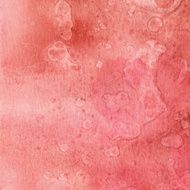 Textured watercolor background with shades of rust and pink