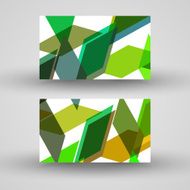 Vector business-card set for your design N250