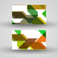 Vector business-card set for your design N251