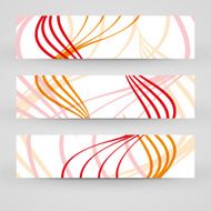 Vector banner set for your design N105