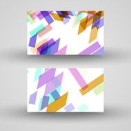 Vector business-card set for your design N257