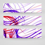 Vector banner set for your design N106