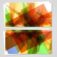 Vector business-card set for your design N259