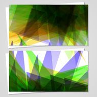 Vector business-card set for your design N260