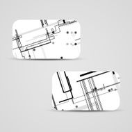 Vector business-card set for your design N262