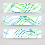 Vector banner set for your design N107