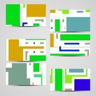Vector business-card set for your design N265