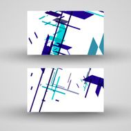 Vector business-card set for your design N266